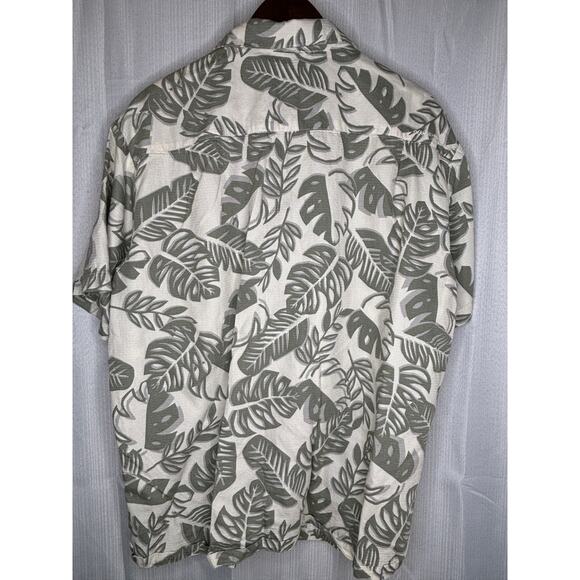 Quiksilver Waterman Collection Mens XXL Tropical Hawaiian Print Short Sleeve - Picture 2 of 7